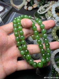碧玉苹果绿项链