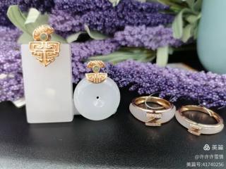 魅力闪耀季,告白女神节!任丘信誉楼臻工坊和田玉镶嵌新品来袭,做时尚